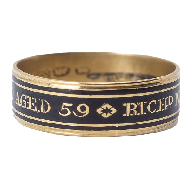 18k Gold Georgian Memorial Ring