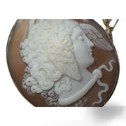 Quality Victorian Hand Carved Medusa Cameo