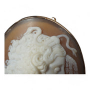 Quality Victorian Hand Carved Medusa Cameo