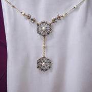 Belle Époque Sapphire Diamond and Pearl Necklace